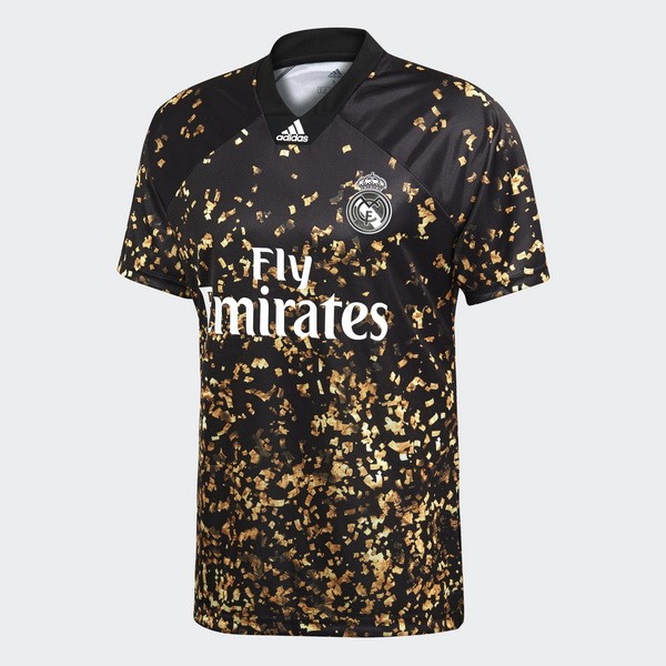 Camiseta Real Madrid EA Sport 2019-20 Amarillo Negro